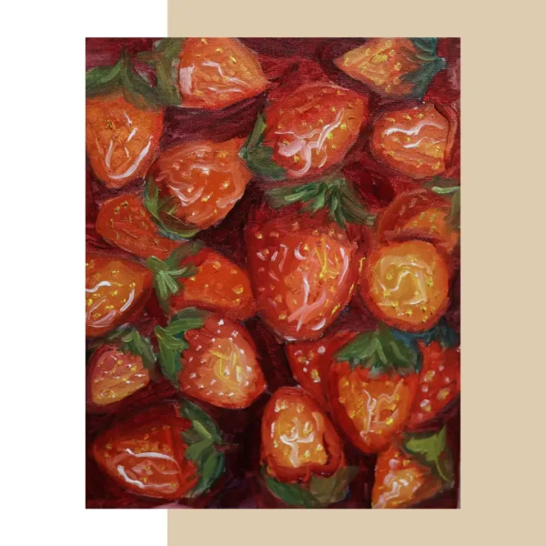 Juicy Strawberry Print